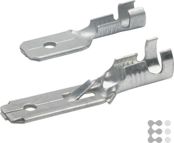 Produktbild Klauke 2230 Flachstecker nicht-isoliert, DIN 46343