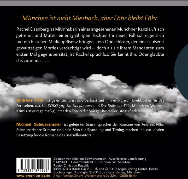Produktbild Eisenberg (Michael Schwarzmaier, Andreas Föhr, Deutsch)