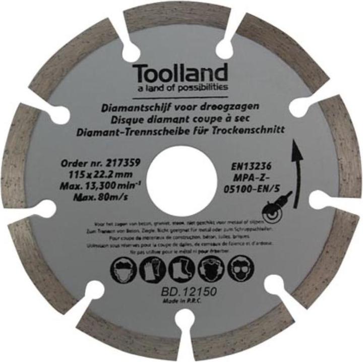 Image du produit Velleman DISQUES DE DIAMANT - 150 mm - SEGMENTÉ - 2 pcs