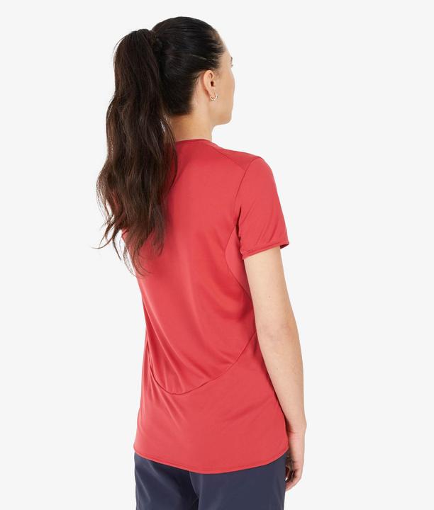 Produktbild Quechua Wandershirt Damen kurzarm Bergwandern - MH100 rot (3XL)