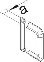 Produktbild Hager TEH G1513 7035 Wandanschlussblende zu BRN70130 lgr