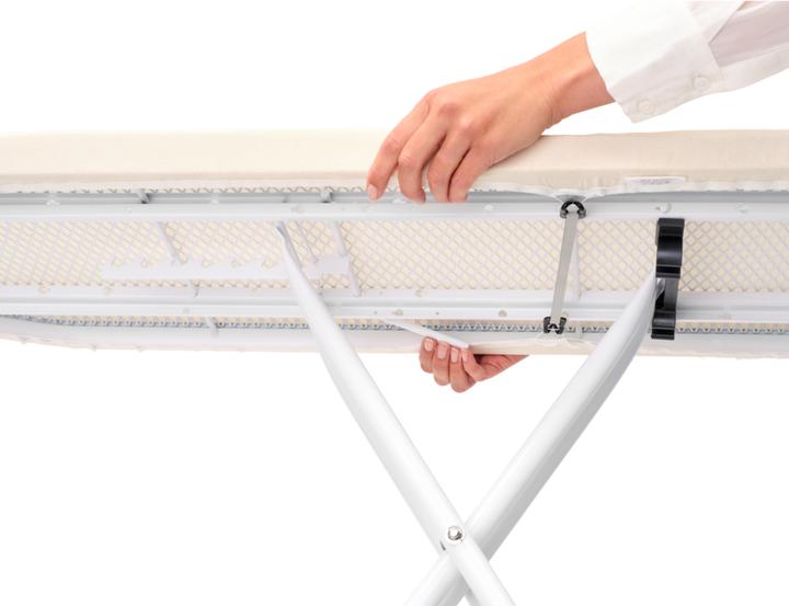 Immagine prodotto Brabantia Asse da stiro con ripiano per stazione a vapore Calm Rustle 124 x 38 cm (124 x 38 cm)