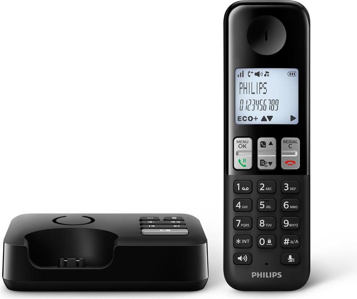 Produktbild Philips D2351B - Schnurlostelefon mit Anrufbeantworter