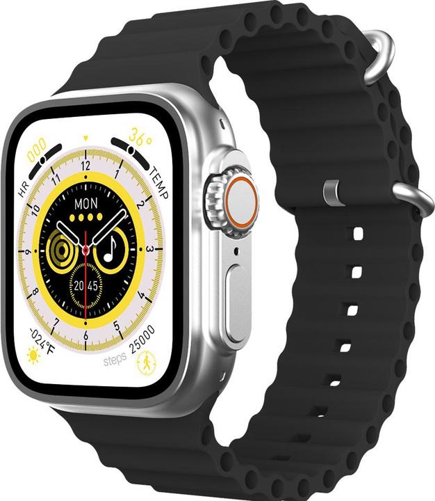 Produktbild Leicke APPLOID SMARTWATCH U8+ UltraMaxx IP67 + 2Wechselarmbaender (49 mm)