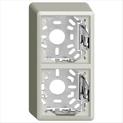 Image du produit Feller EdizioDue Boîtier + étrier de fixation pour FX Gr.2x1 AP H54