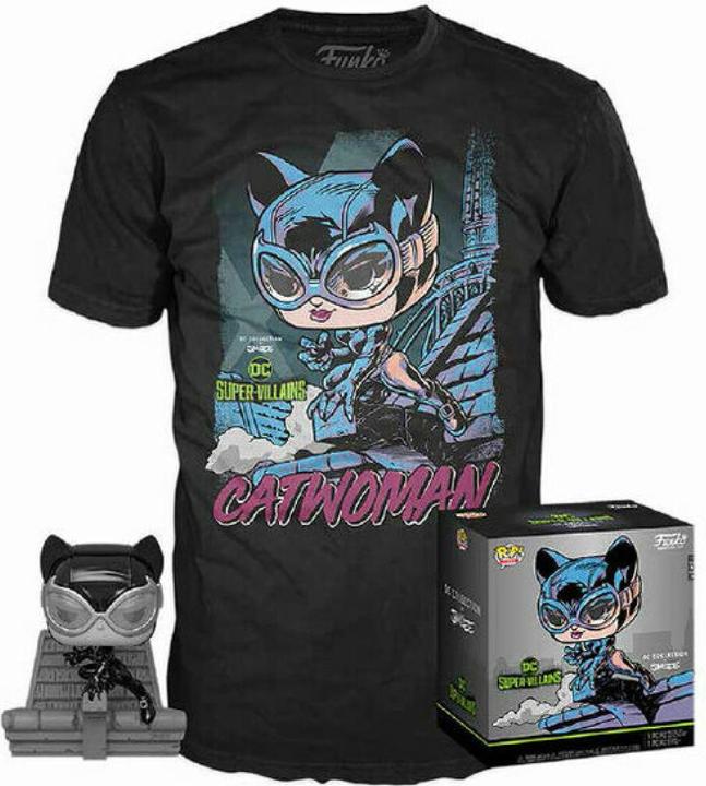 Funko Pop! DC : Catwoman by Jim Lee + T-shirt (S) PTF