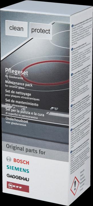Actual product image Siemens Care set for glass ceramic hobs