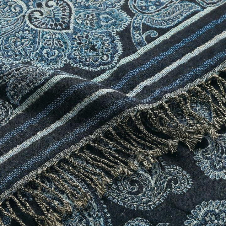 Image du produit Loberon Écharpe Eloas bleu