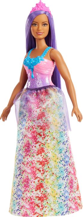 Produktbild Barbie Dreamtopia Prinzessinnen-Puppe (kurvig, brünettes Haar), ab 3 Jahren