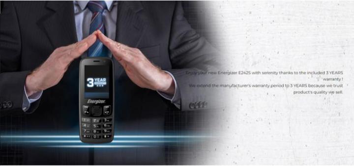 Actual product image Energizer E242S (2.40", 0.30 Mpx, 4G)