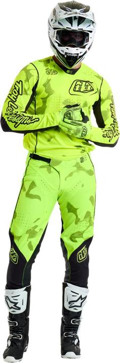 Actual product image Troy Lee Designs SE Pro Pant, Blotted, flo yellow, 30 (30)