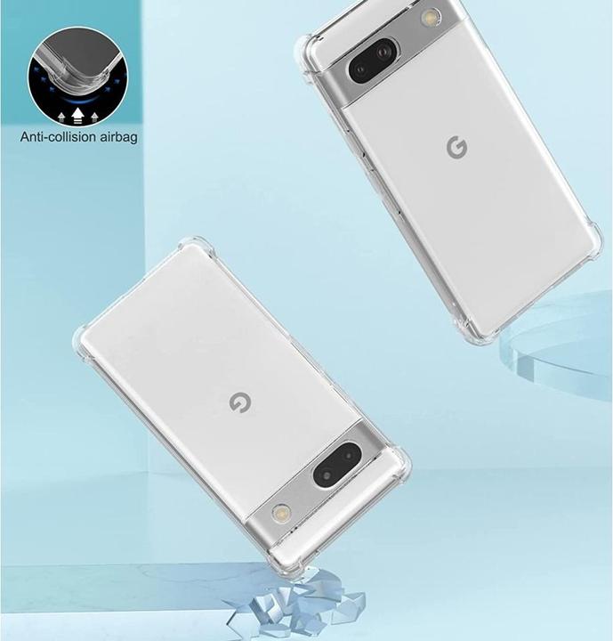 Produktbild Screenguard Google Pixel 7a Hülle Crystal Soft Airbag Bumper (Google Pixel 7a)