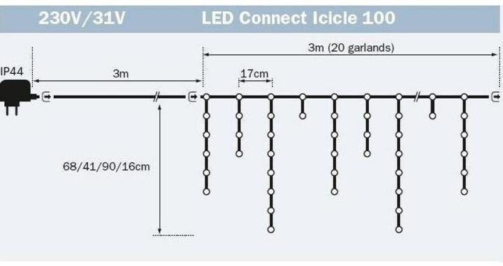 Actual product image STT Connect Icicle (3 m)