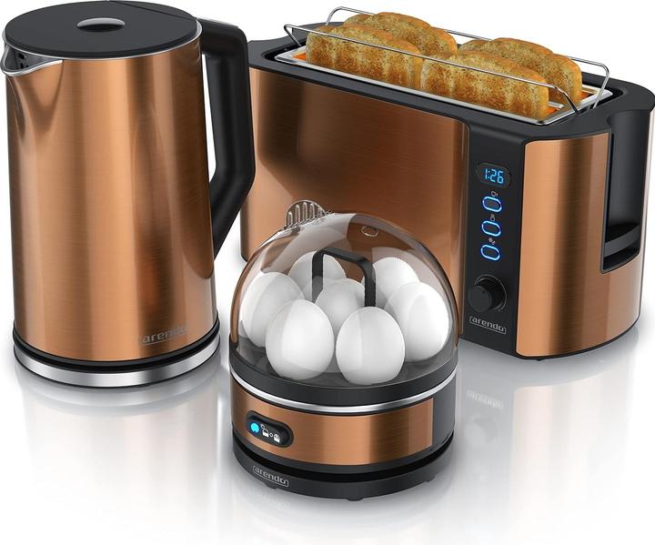 Produktbild Arendo Wasserkocher-Toaster-Eierkocher-Set (1.50 l)