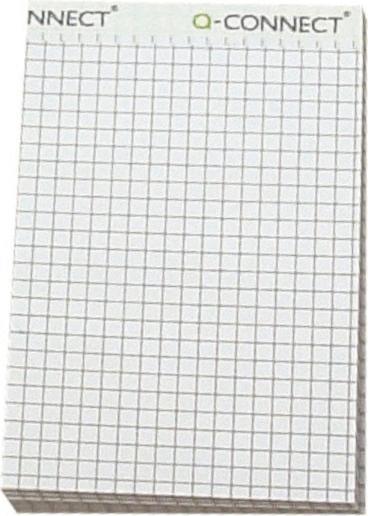 Actual product image Q-Connect Notepad without cover sheet FSC (A7, Checked)