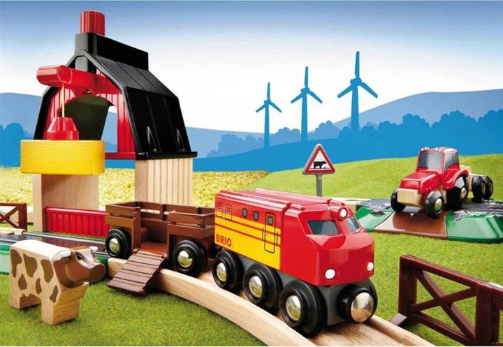 Actual product image Brio Train Farm Set