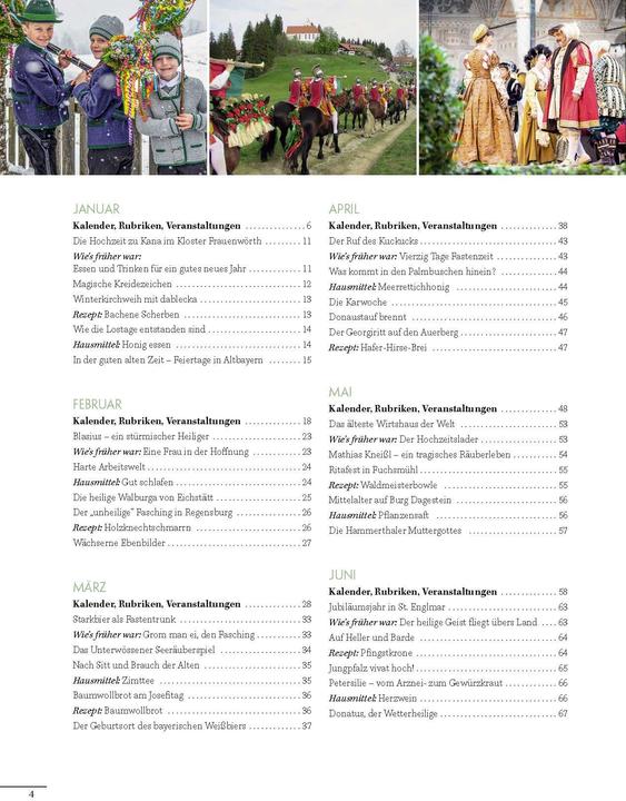 Produktbild Altbayerischer Festtags- und Brauchtumskalender 2025 (Deutsch)
