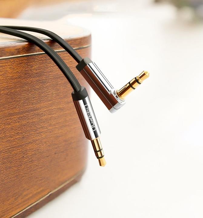 Produktbild Ugreen AUX-Audiokabel 3,5 mm Miniklinke 0,5 m schwarz (AV119 10596) (0.50 m)
