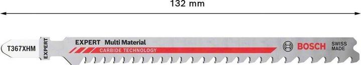 Actual product image Bosch Professional Zubehör EXPERT 'Multi Material' T 367 XHM Jigsaw blade, 2 pieces
