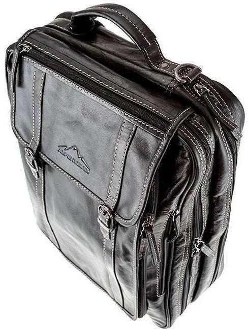 Produktbild Alpenleder Notebooktasche Allgäu Ebenholz 17 (17")