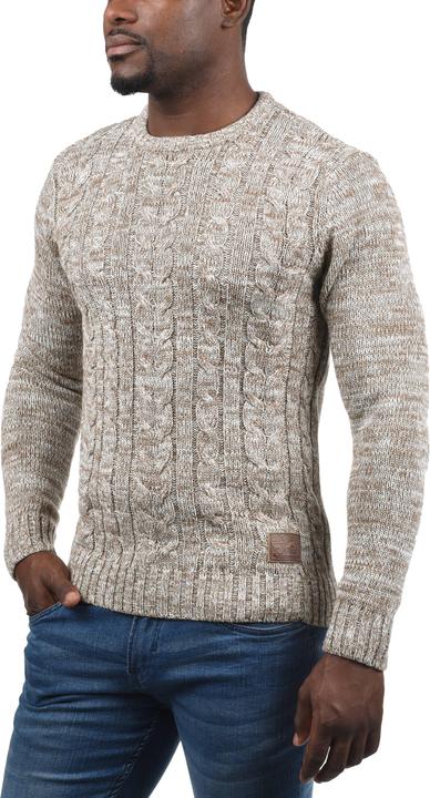 Immagine prodotto Solid Philemon Maglione In Maglia Grossa Pullover Maglieria Da Uomo Con Girocollo In Cotone 100% (XXL)