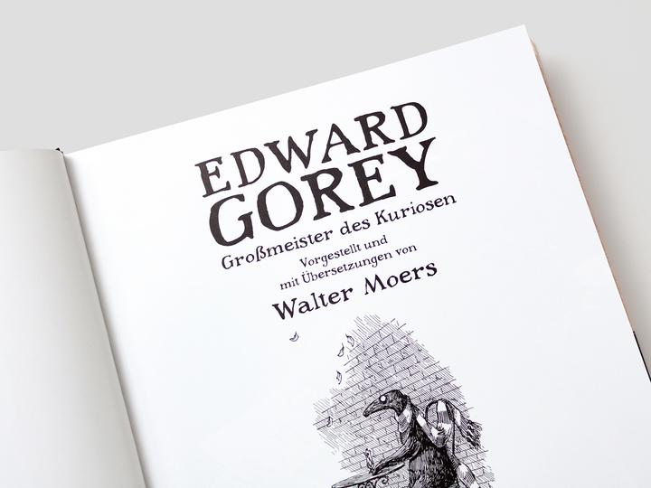 Actual product image Edward Gorey – Grossmeister des Kuriosen (German, Edward Gorey, Walter Moers, Oliver Schmitt, 2024)