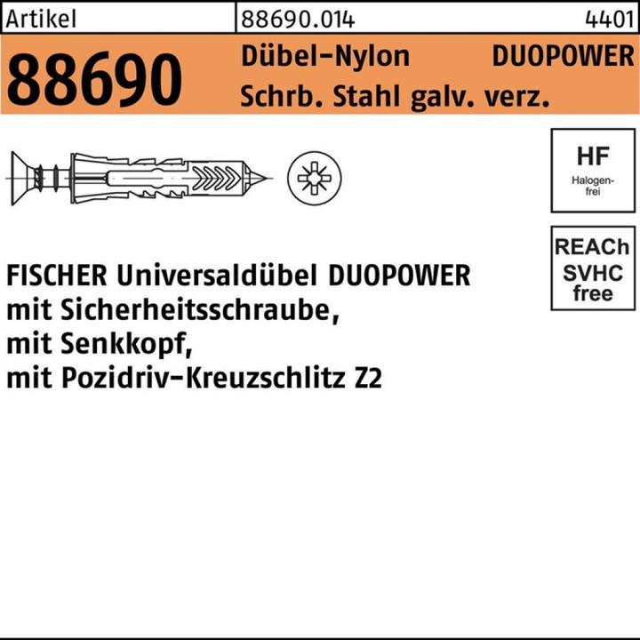 Produktbild Fischer 90943 Oesenschr GS 8X80 NV (50 Stk.)