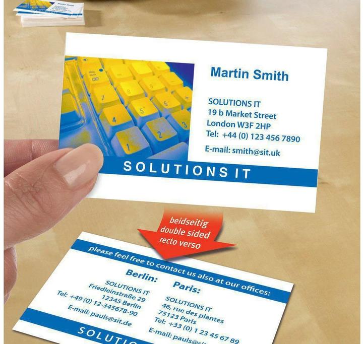 Image du produit Avery Cartes de visite premium (220 g/m², 25 x, A4)