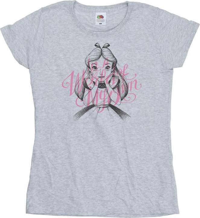Immagine prodotto Disney Alice In Wonderland In A World Of My Own Maglietta Donna (L)