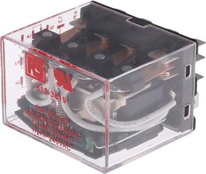 Actual product image Rs Pro LED Indicating relay, 10A 4PDT 24Vdc