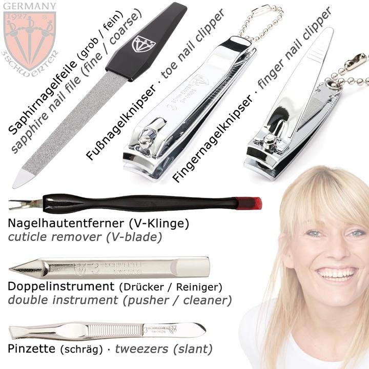 Immagine prodotto Drei Schwerter ‎Cuneo 8-teiliges Maniküre Set