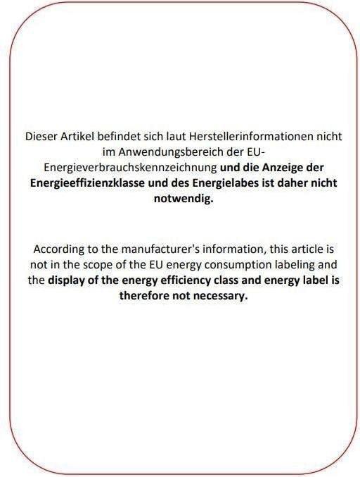 Energy Label Weber Home KB40 (45 l)