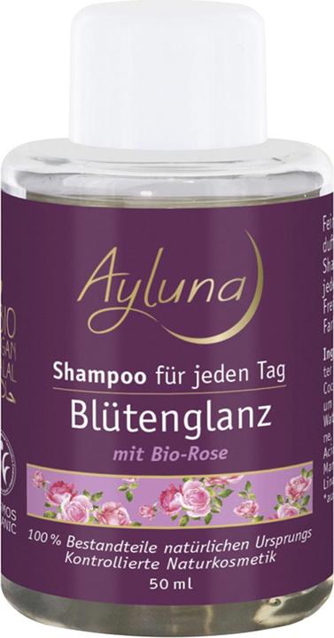 Produktbild Ayluna Shampoo Blütenglanz Reisegr. (50 ml, Flüssiges Shampoo)