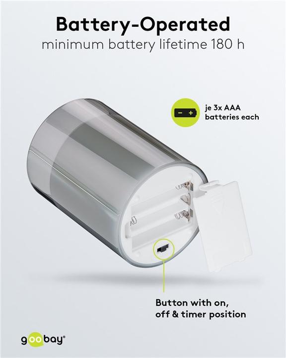 Produktbild Goobay LED-Echtwachs-Kerze (1 x)