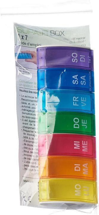 Actual product image Supairbox Weekly dispenser