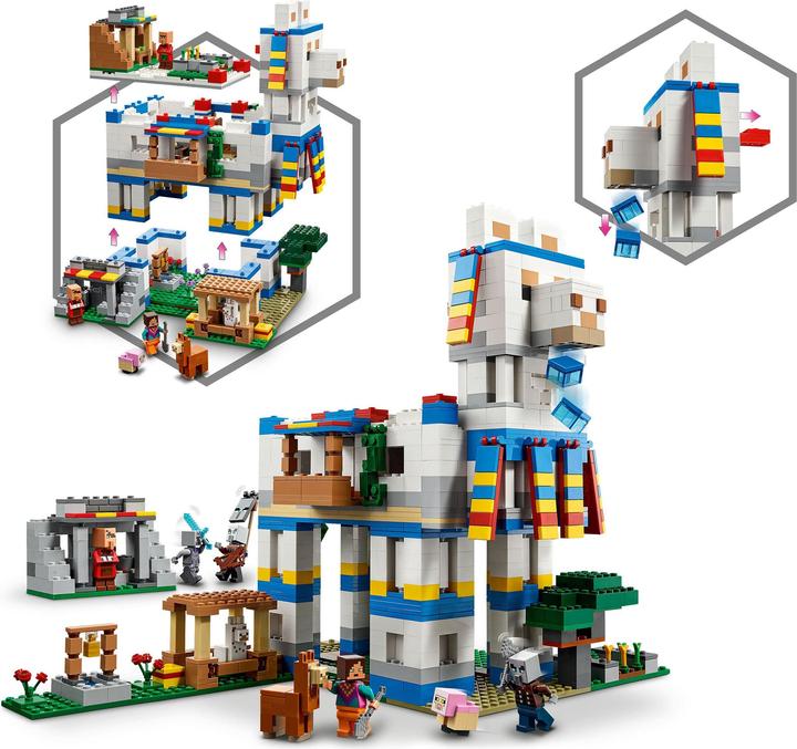 Produktbild LEGO Das Lamadorf (21188, LEGO Minecraft)