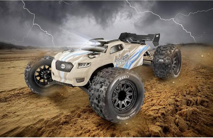 Produktbild Reely Thor Kreidegrau Brushless 1:10 RC Modellauto Elektro Monstertruck Allradantrieb (4WD) 100% Rt (RTR Ready-to-Run)
