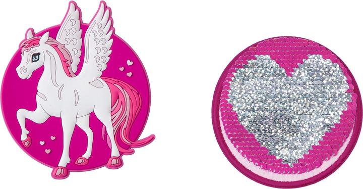 Schneiders Badges Pegasus + Heart 2 Stück (Zusätzliche Polsterung)