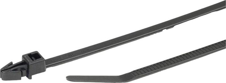Actual product image HellermannTyton Hellermann Tyton T30RSF - Polyamide - White - 3.2 cm - 135 N - 15.8 cm - 3.6 mm (Fixing loops, 158 mm, 500 pcs.)