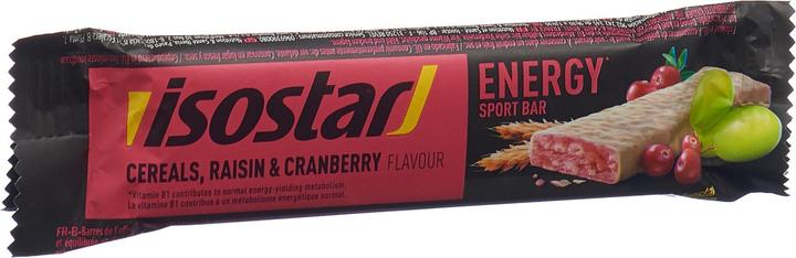 Produktbild Isostar Energy Riegel Cranberry (Rosine & Beeren, 1 Stk., 40 g)