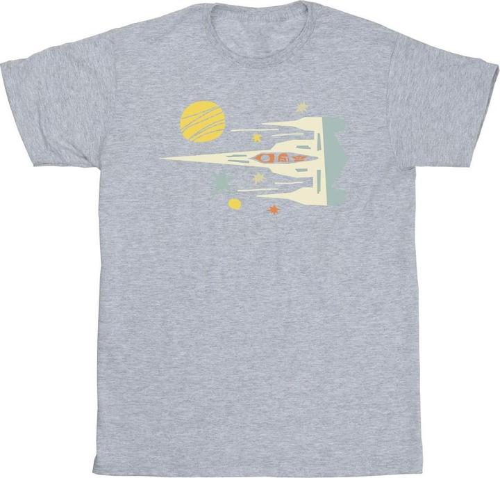 Star Wars The Mandalorian Cutout Ship TShirt