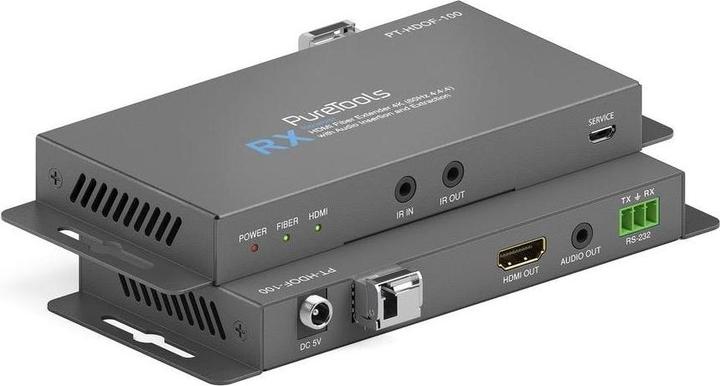 Actual product image Purelink PureTools - HDMI2.0 Fibre Extender Set - HDMI Fibre Extender 4K (60Hz 4:4:4) with Audio Insertion