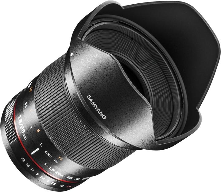 Actual product image Samyang 20mm f/1.8-22 ED AS UMC - Sony E (Sony E, full size)