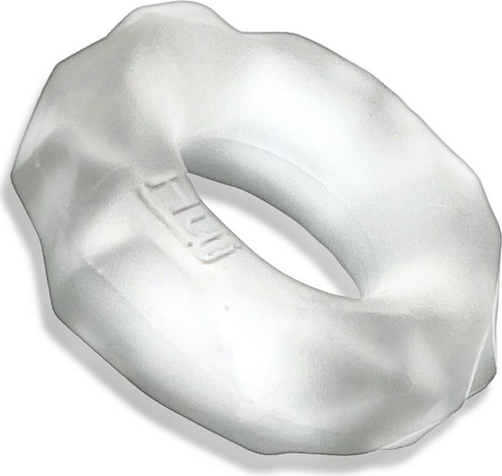 Actual product image Hünkyjunk Fractal - Tactile Cockring - Clear Ice (5 cm)