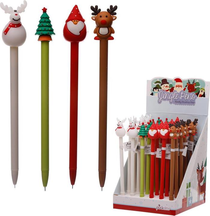 Produktbild Puckator Festive Friends Weihnachten feine Spitze Kugelschreiber Kuli