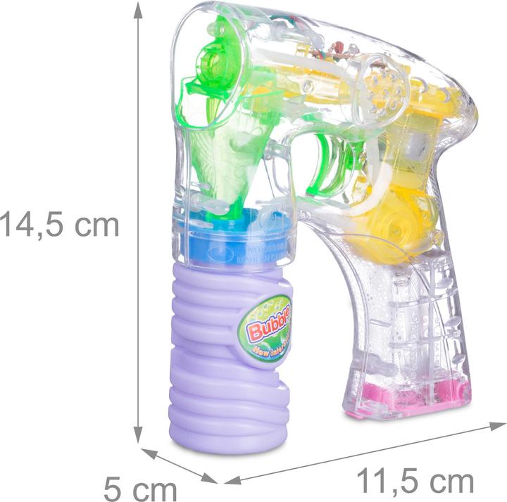 Produktbild Relaxdays LED Seifenblasenpistole