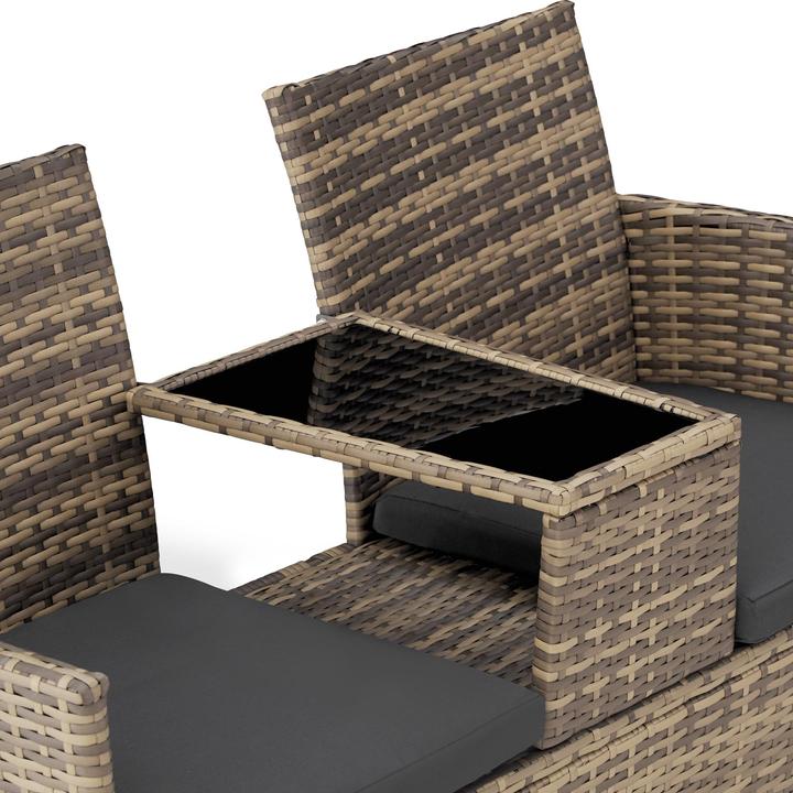 Actual product image tectake Garden bench