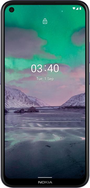 Actual product image Nokia 3.4 (64 GB, Purple, 6.39", Hybrid Dual SIM, 4G)