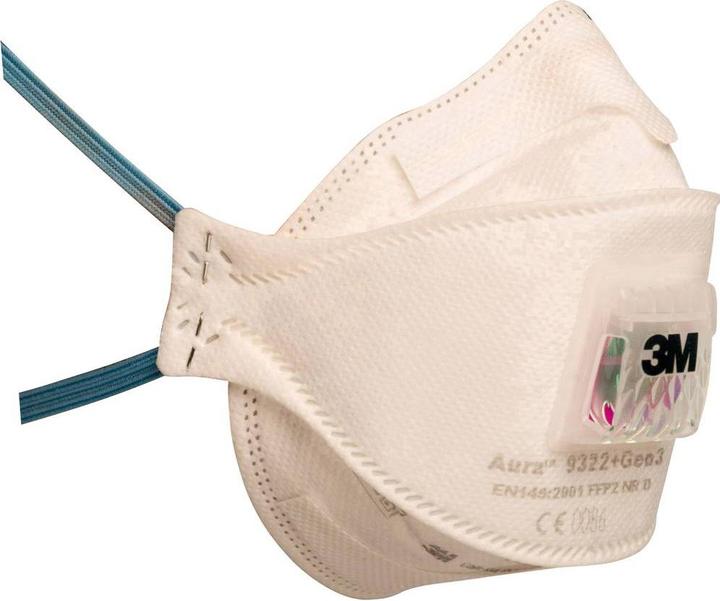 Produktbild 3M Aura 9322+Gen3SV Feinstaubmaske mit Ventil FFP2 (FFP2, 1 x)