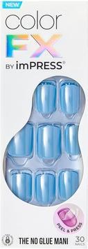 KISS Glue-on nails ImPRESS Color FX - Meta 30 pcs